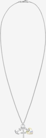 ELLI Halskette 'Anker, Herz, Kreuz, Multipendants' in Weiß