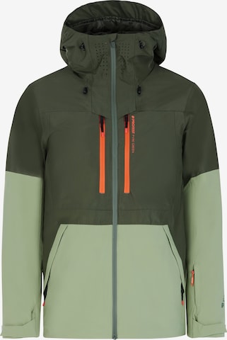 PROTEST Sportjacke 'PRTBAKIE' in Grün: Vorderseite