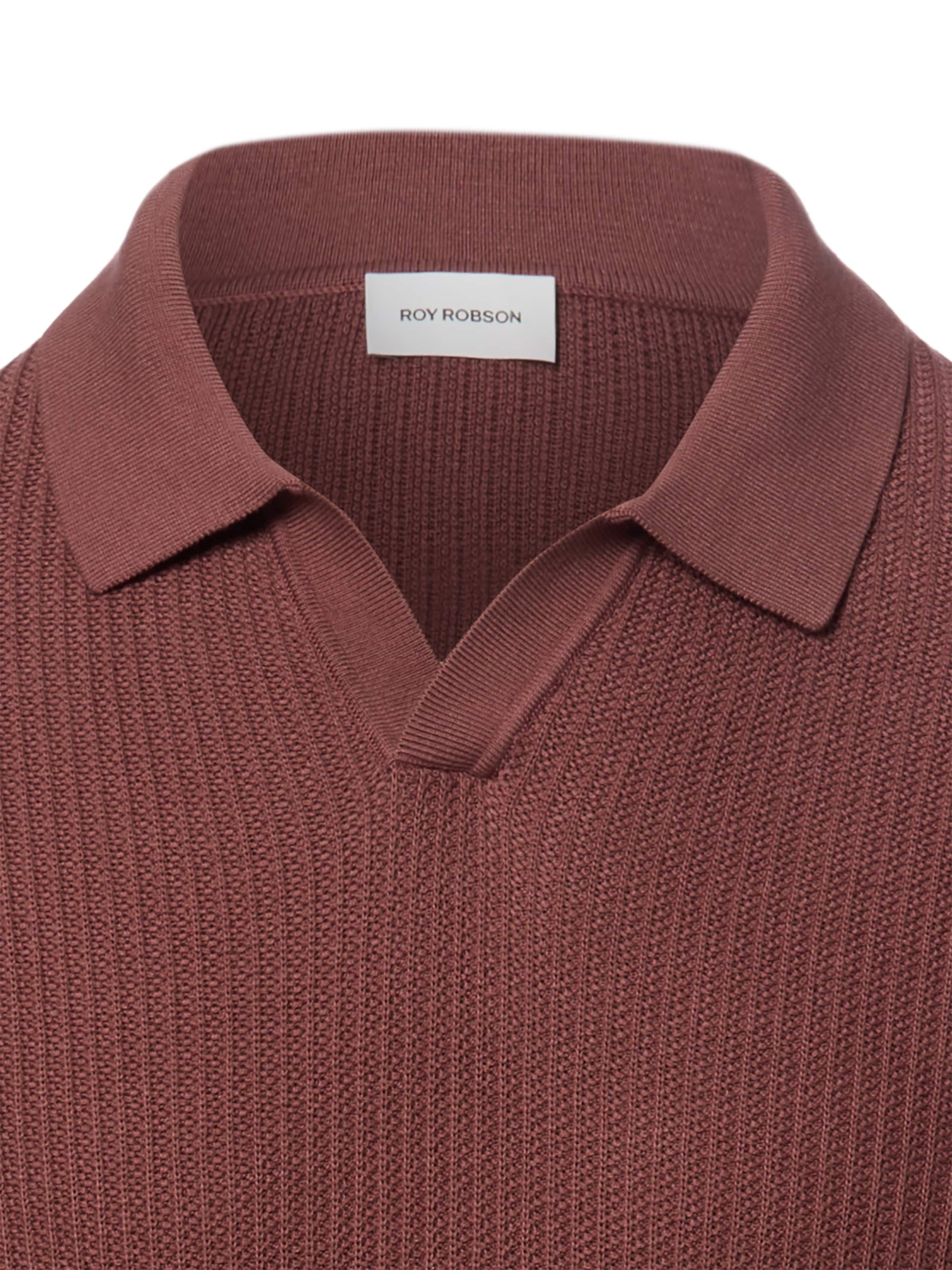 ROY ROBSON Poloshirt in Braun