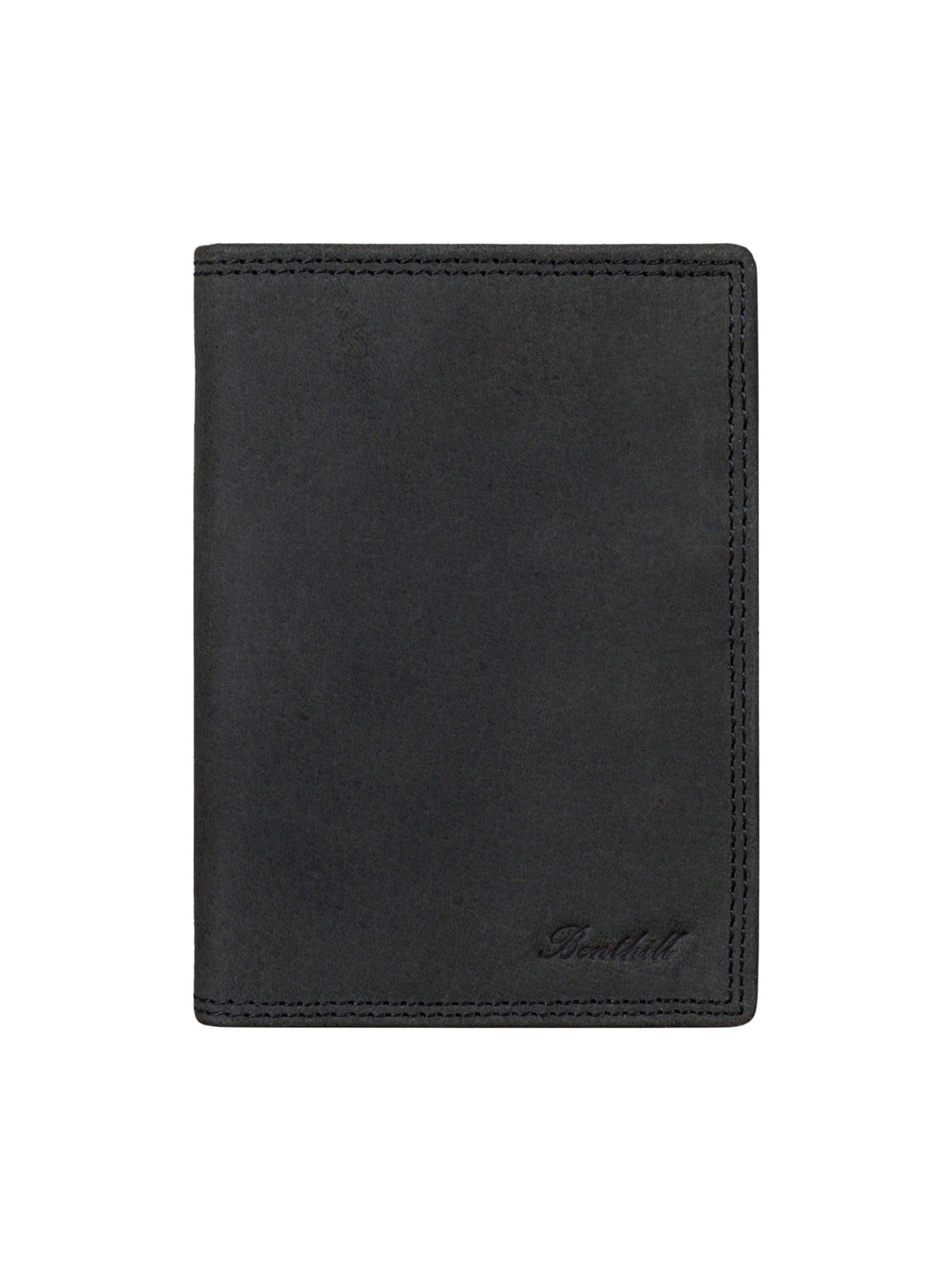 Benthill Wallet in Black: front