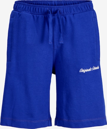 Jack & Jones Junior Pants 'JPSTKARL NORREBRO' in Blue: front
