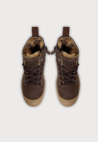 Palladium Schnürstiefelette 'Pampa' in Braun