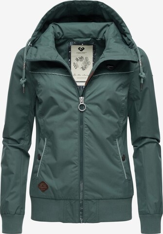 Ragwear Weatherproof jacket 'Jotty' in Green: front