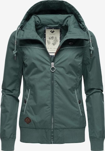 Ragwear Weatherproof jacket 'Jotty' in Green: front
