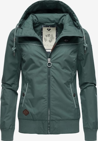 Veste fonctionnelle 'Jotty' Ragwear en vert : devant