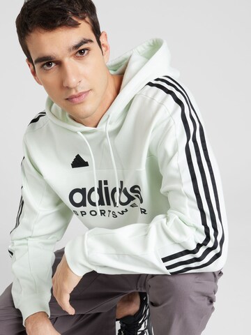 ADIDAS SPORTSWEAR Sport sweatshirt 'House of Tiro' i vit