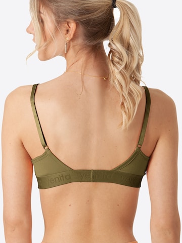Yenita Triangel BH 'Bambus' in Groen