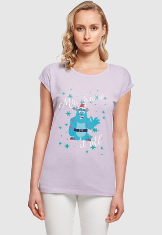 ABSOLUTE CULT Shirt 'Disney 100 - Sully Mr Snow It All' in Lila: voorkant