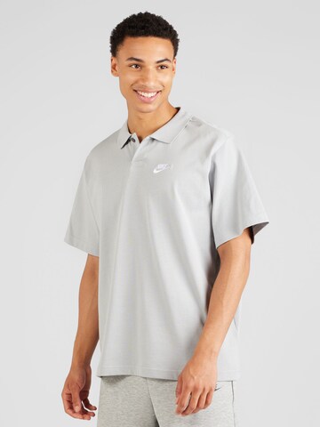 Nike Sportswear Poloshirt in Grau: predná strana