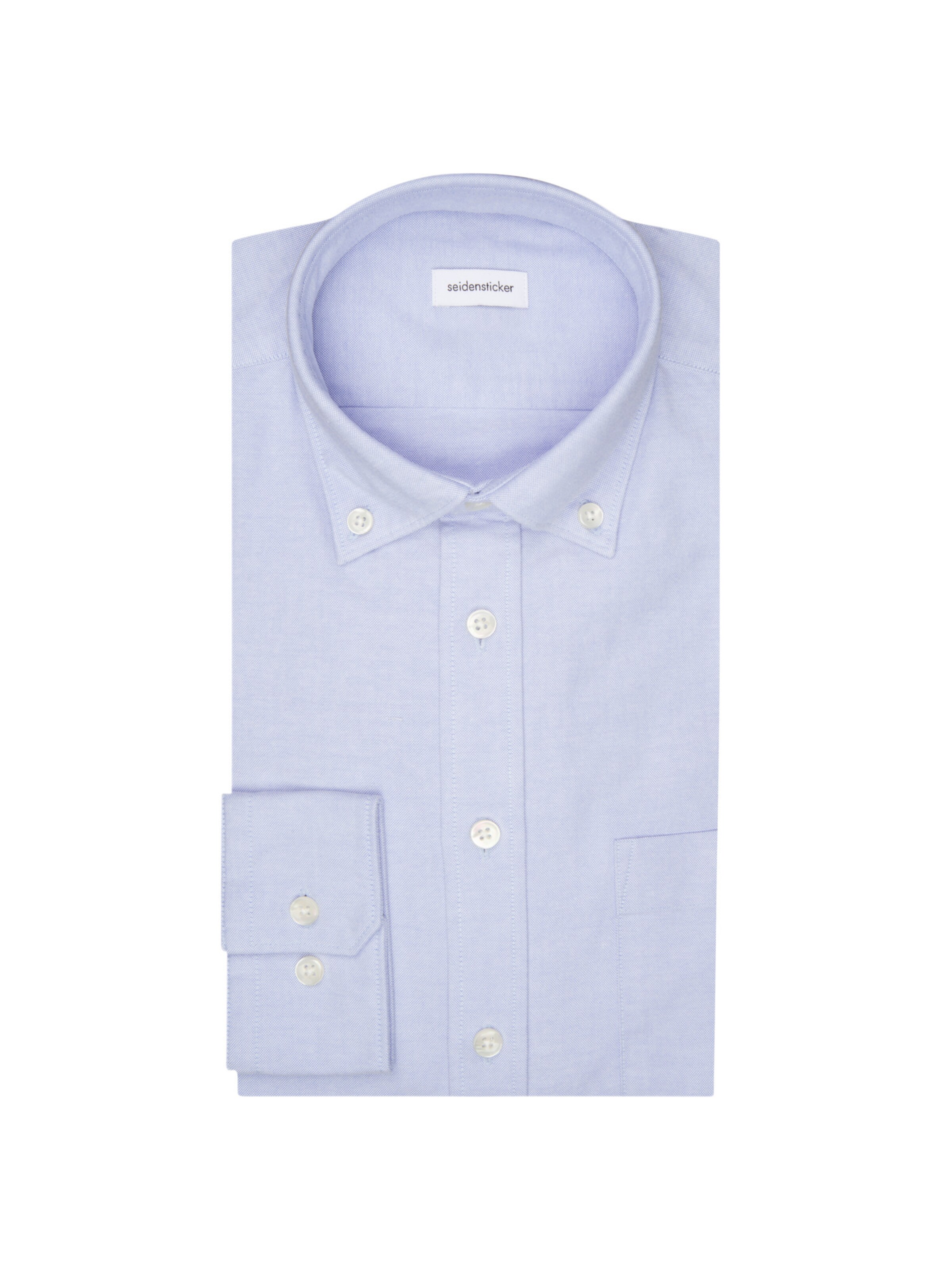 Fit confort Chemise 'Schwarze Rose' SEIDENSTICKER en bleu