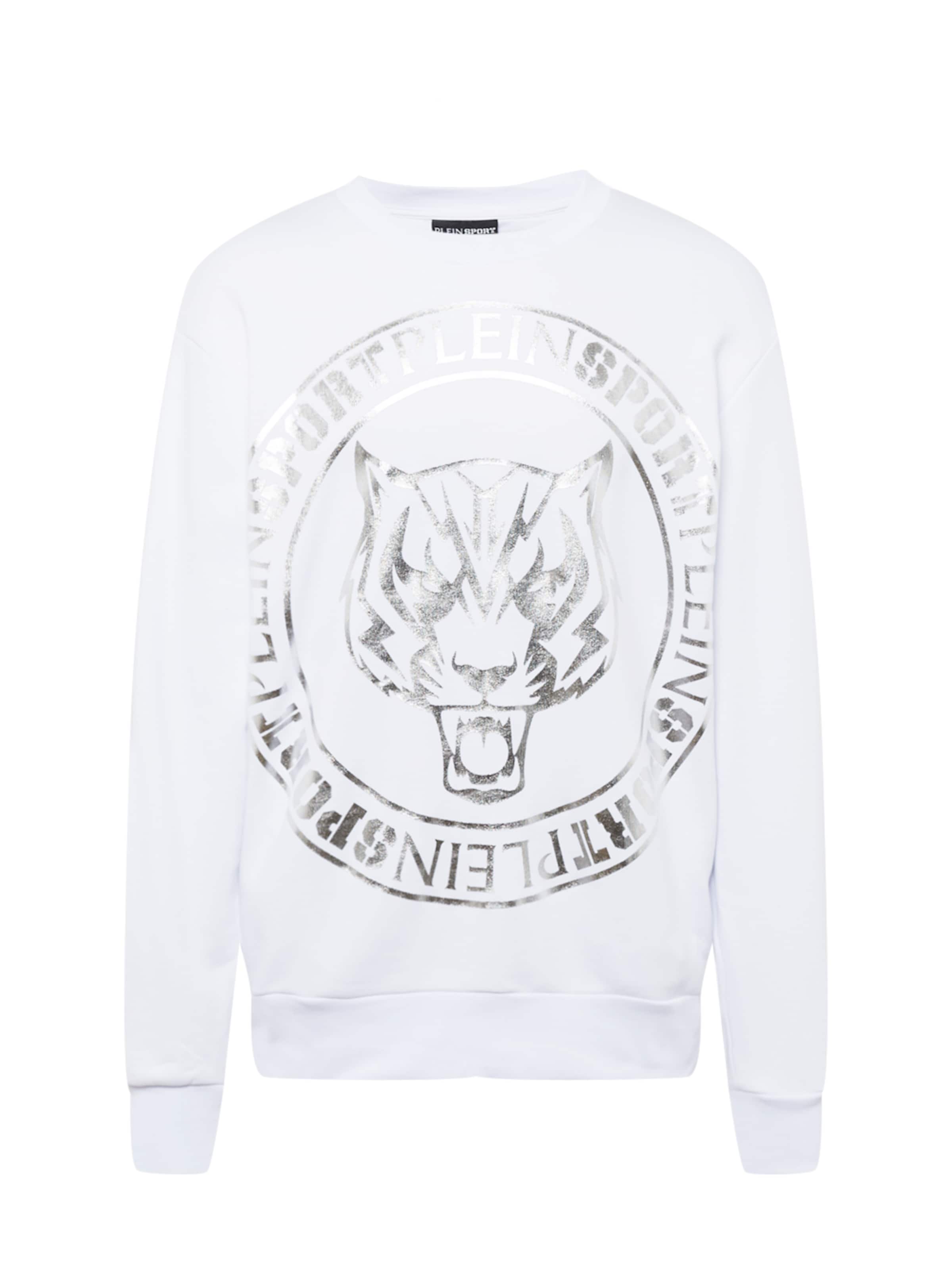 Plein Sport - Sudadera en blanco: frente