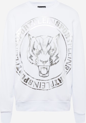 Plein Sport Sweatshirt i hvid: forside