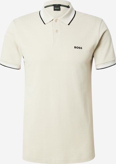 Marškinėliai 'Paul' iš BOSS, spalva – kremo / juoda / balta, Prekių apžvalga