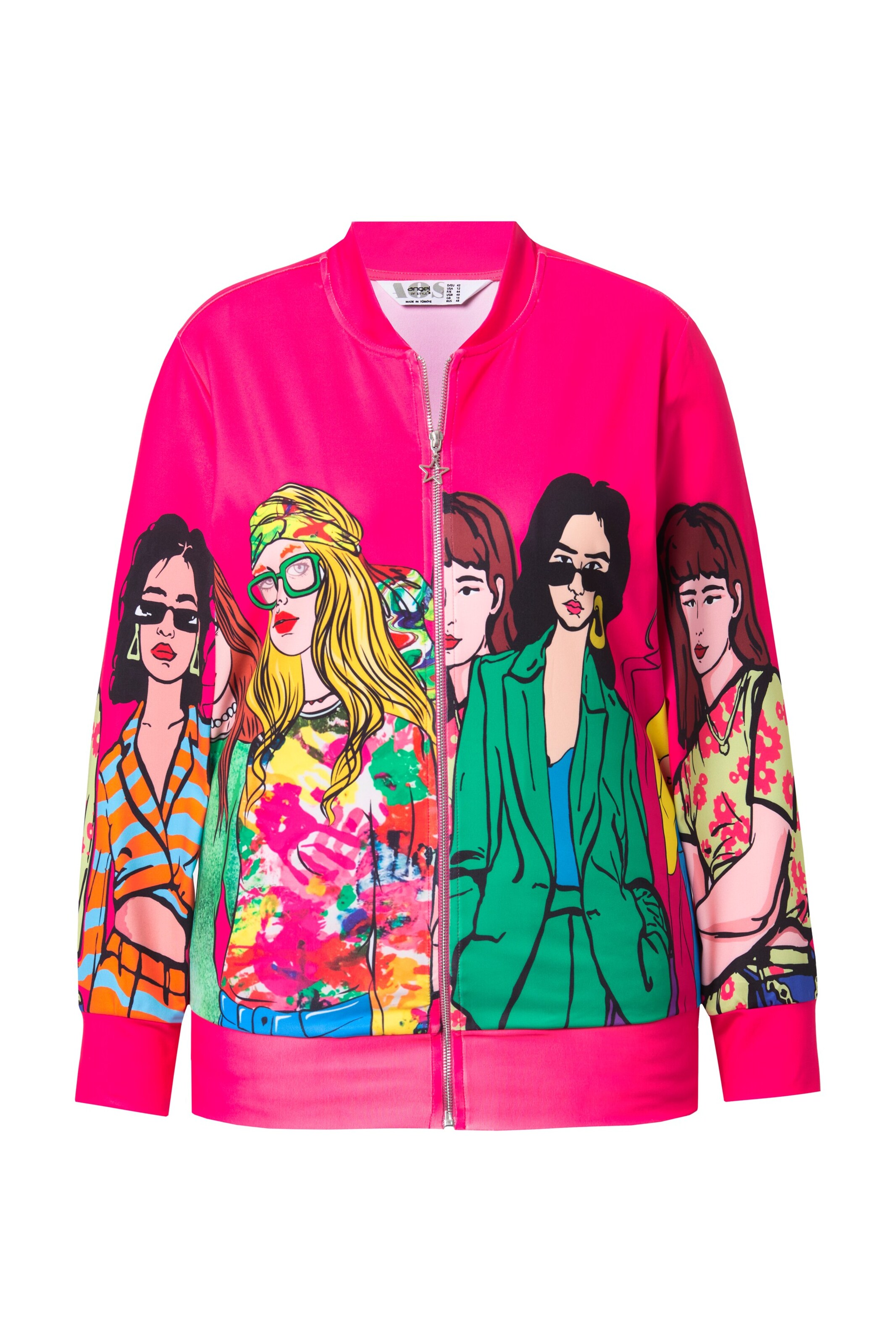 Angel of Style Between-season jacket in Pink: front