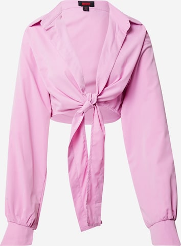 Misspap Blouse in Pink: front