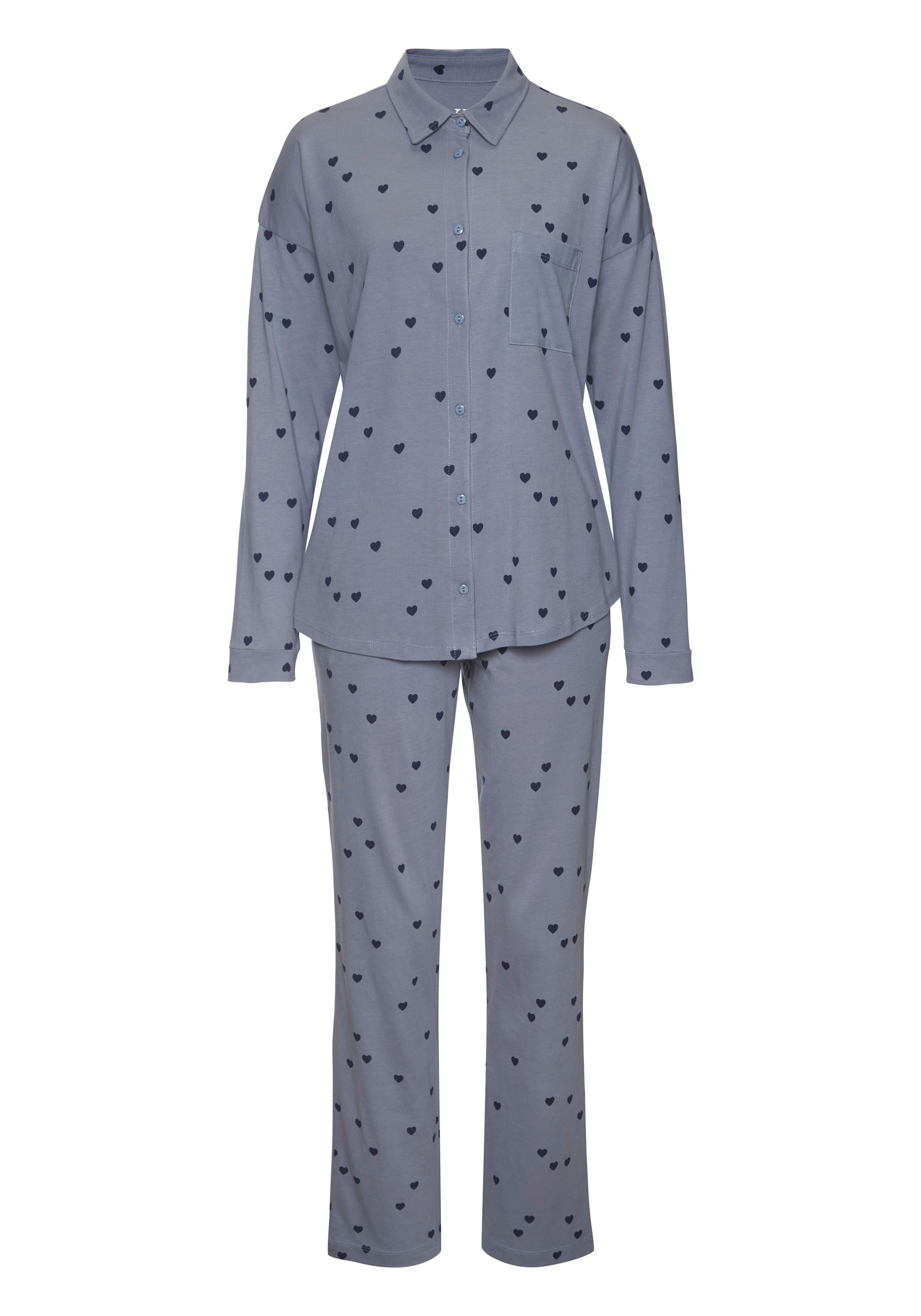 VIVANCE Pyžamo 'Dreams' - námořnická modř / světlemodrá, Produkt