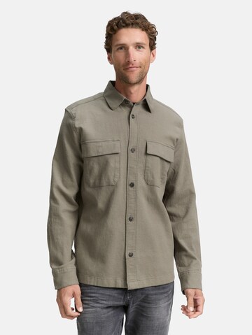 TOM TAILOR Regular fit Overhemd in Groen: voorkant
