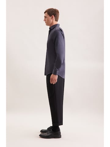 Coupe regular Chemise business 'SMART CLASSICS' SEIDENSTICKER en gris