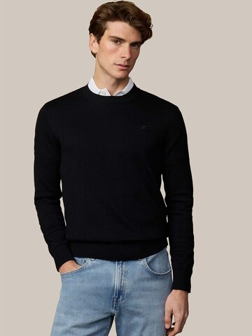 Hackett London Trui in Zwart: voorkant
