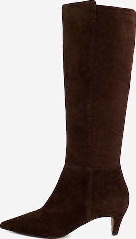 Dune LONDON Stiefel 'Shasa' in Braun: Vorderseite
