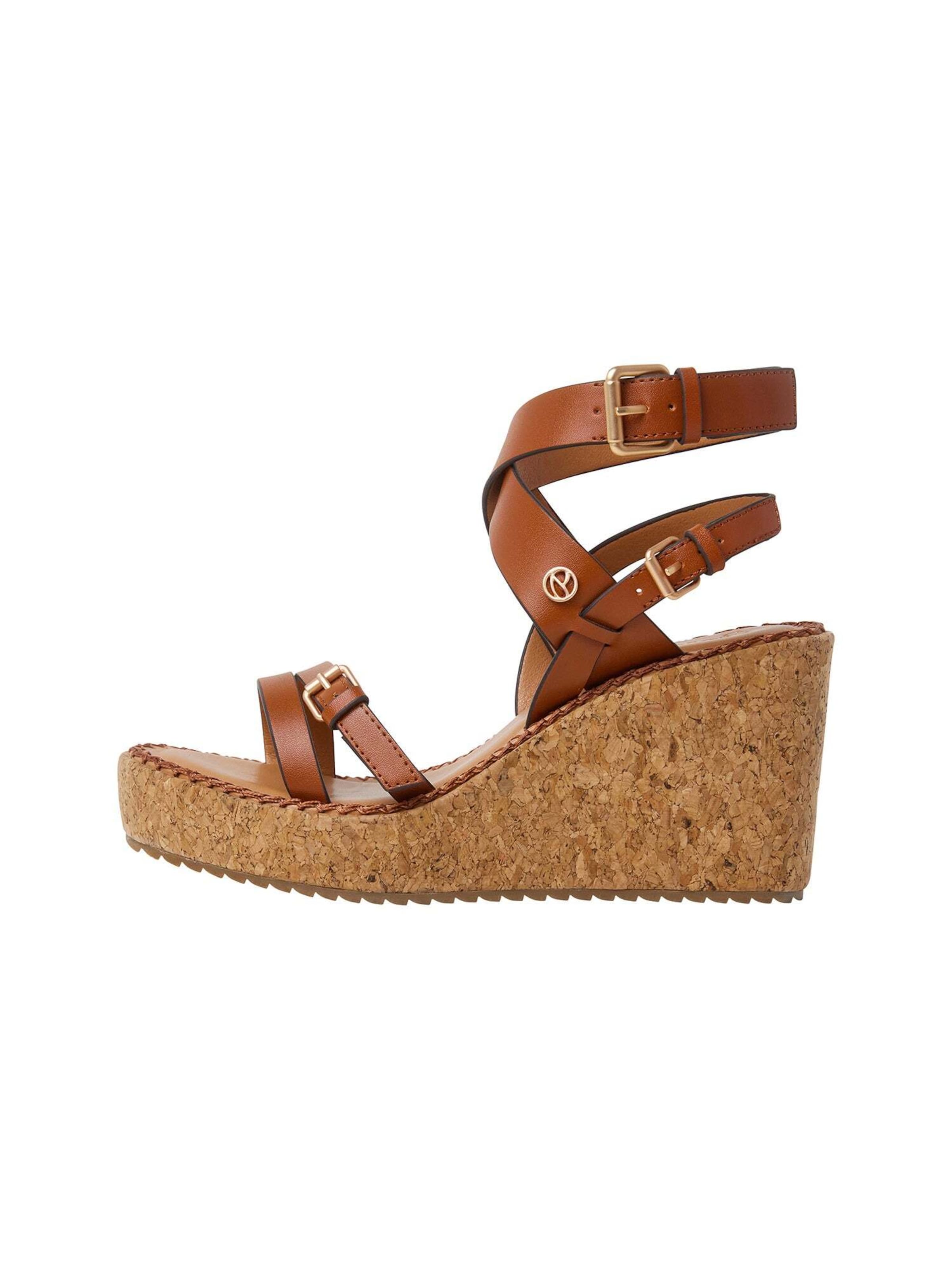 Sandales 'Wayna' Pepe Jeans en marron : devant