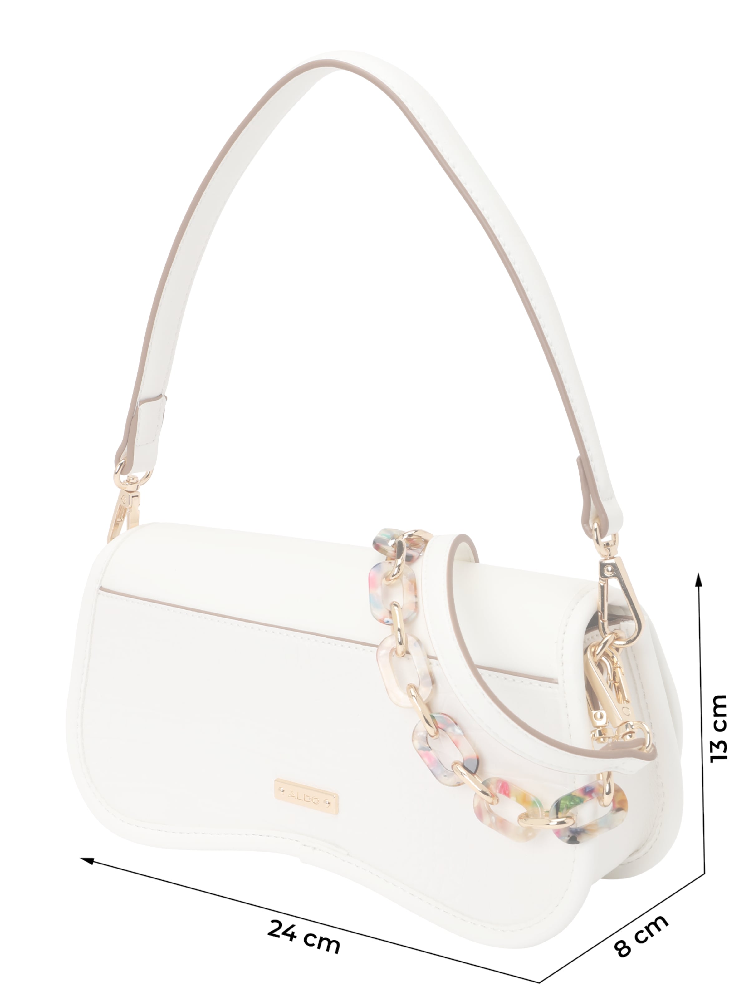 ALDO Чанта за през рамо 'CLAPPERTON' в бяло