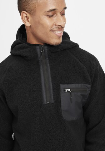 INDICODE JEANS Fleece Jacket 'Trent' in Black