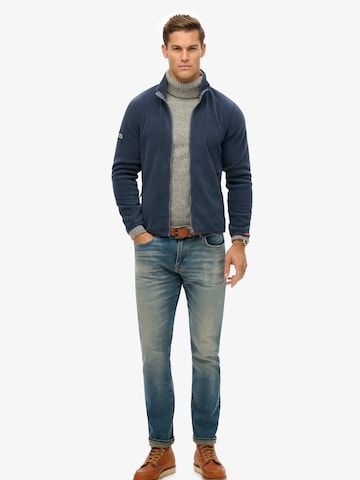 Superdry Fleece jacket in Blue