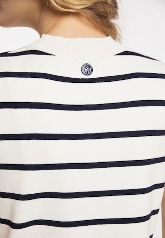 Pull-over 'Ikita' DreiMaster Maritim en blanc