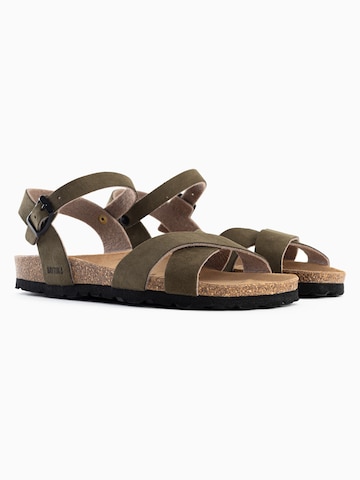 Bayton Strap sandal in Green