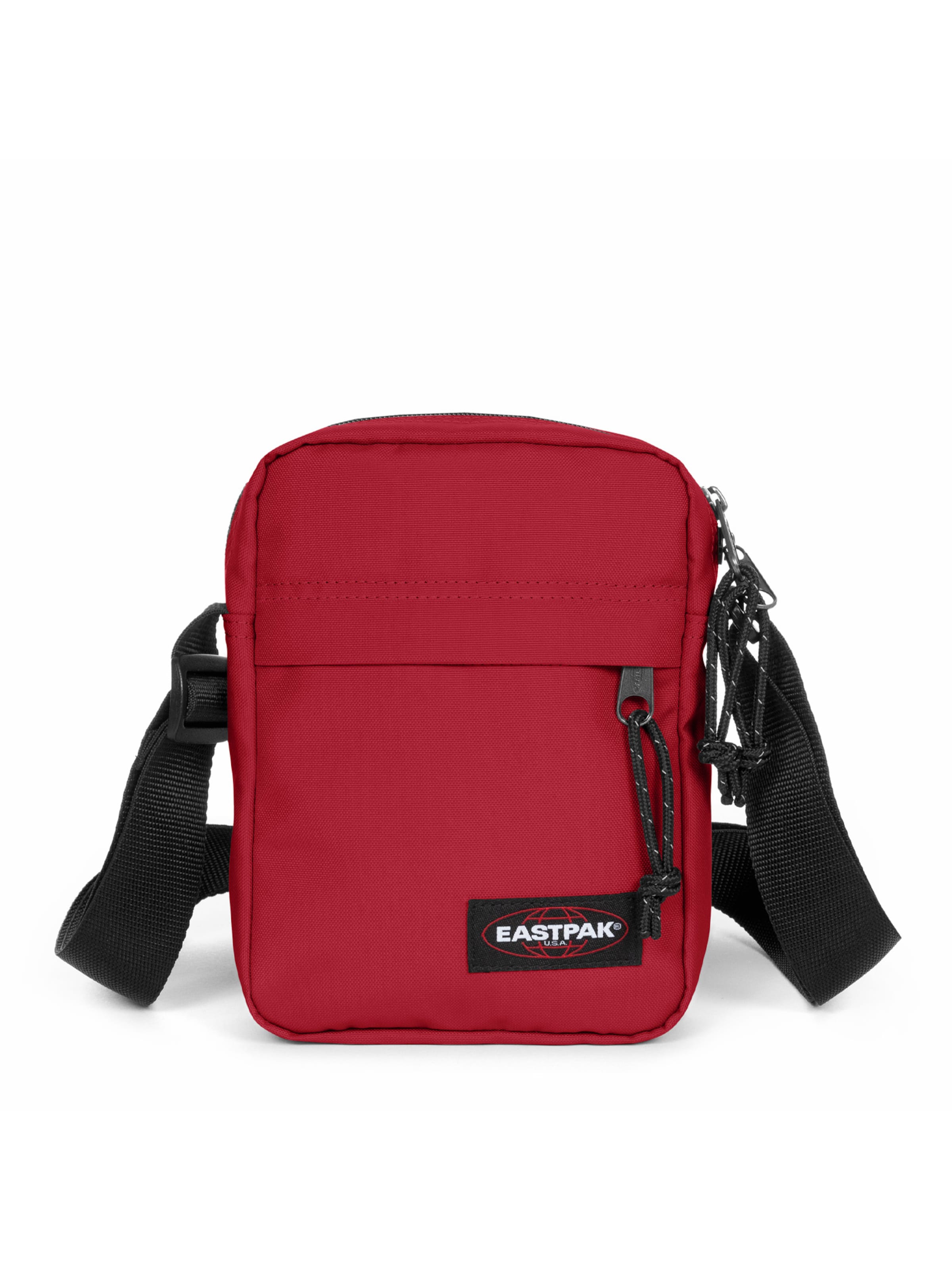 EASTPAK Schoudertas '6E10' in One Size in de kleur Rood / Zwart, Productweergave