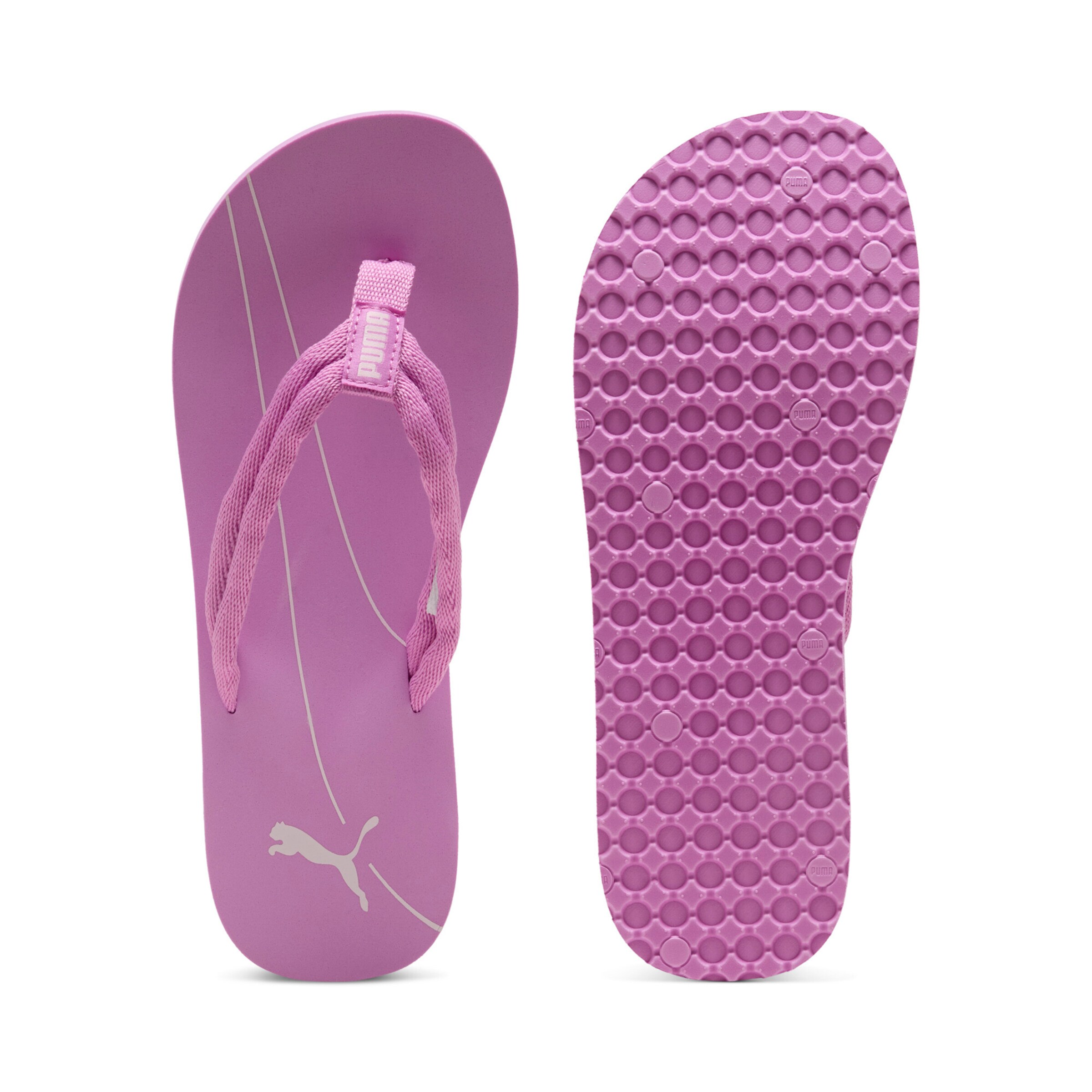 PUMA T-Bar Sandals in Pink