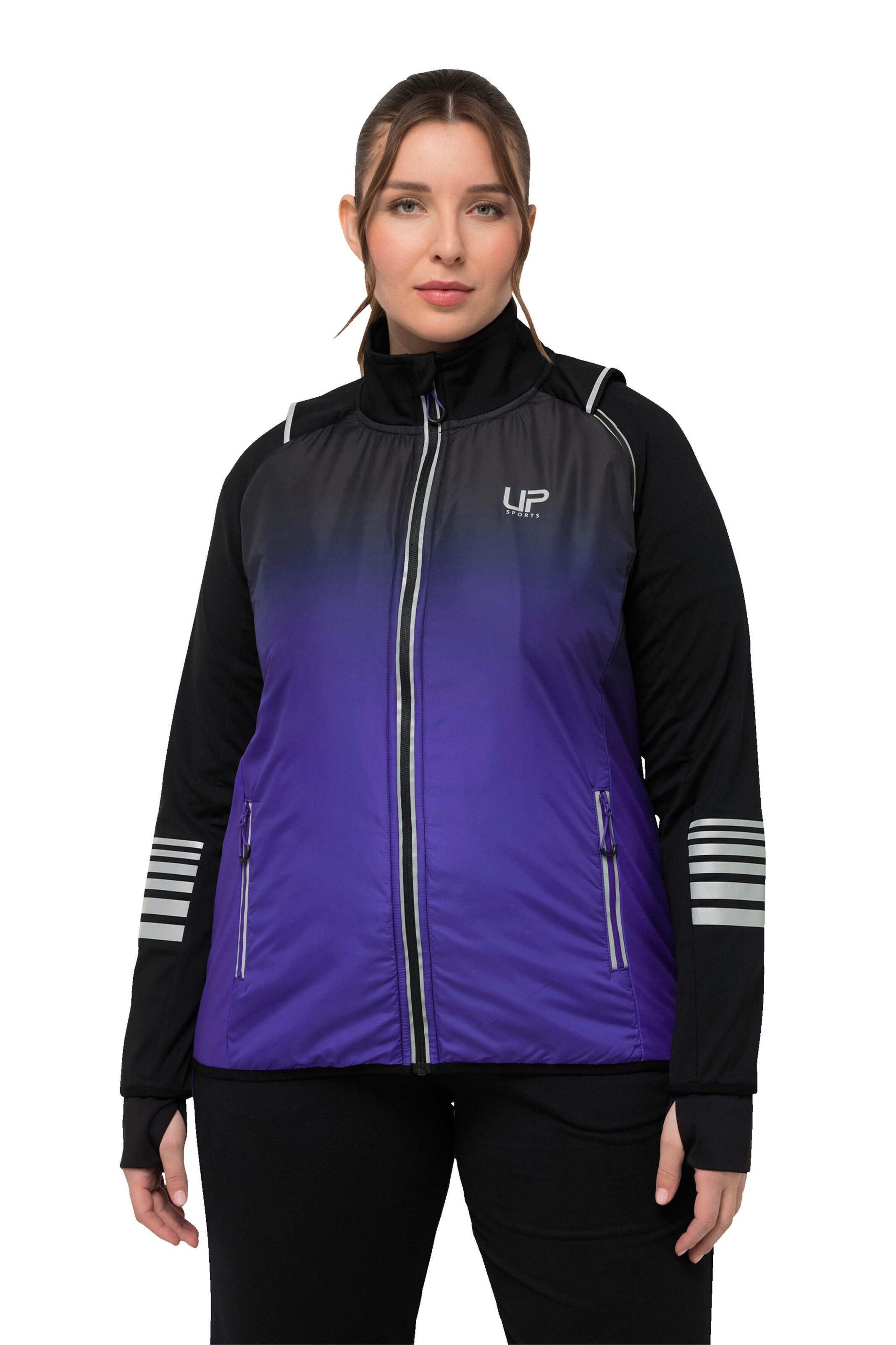 Ulla Popken Jacke in Lila: Vorderseite