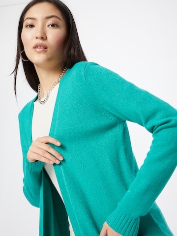 VILA Knit Cardigan 'Ril' in Green