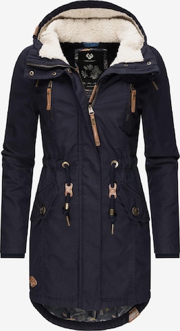 Ragwear Winterparka 'Elsie' in Blauw: voorkant