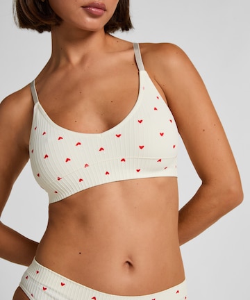 Hunkemöller T-shirt Bra 'Dianne' in White