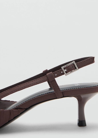 MANGO Slingpumps 'Dobla' in Braun