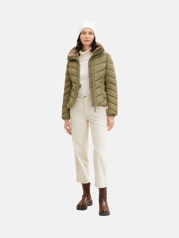 TOM TAILOR Winter Jacket in Green