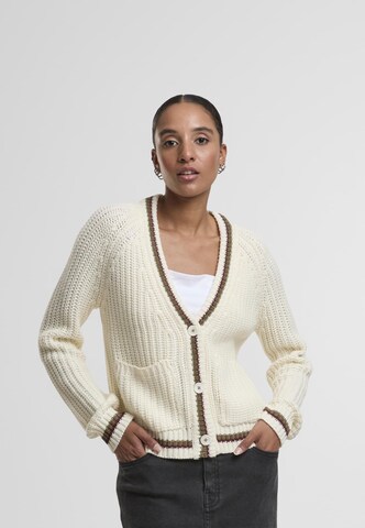 Cardigan 'NMCharlie' Noisy may en beige : devant