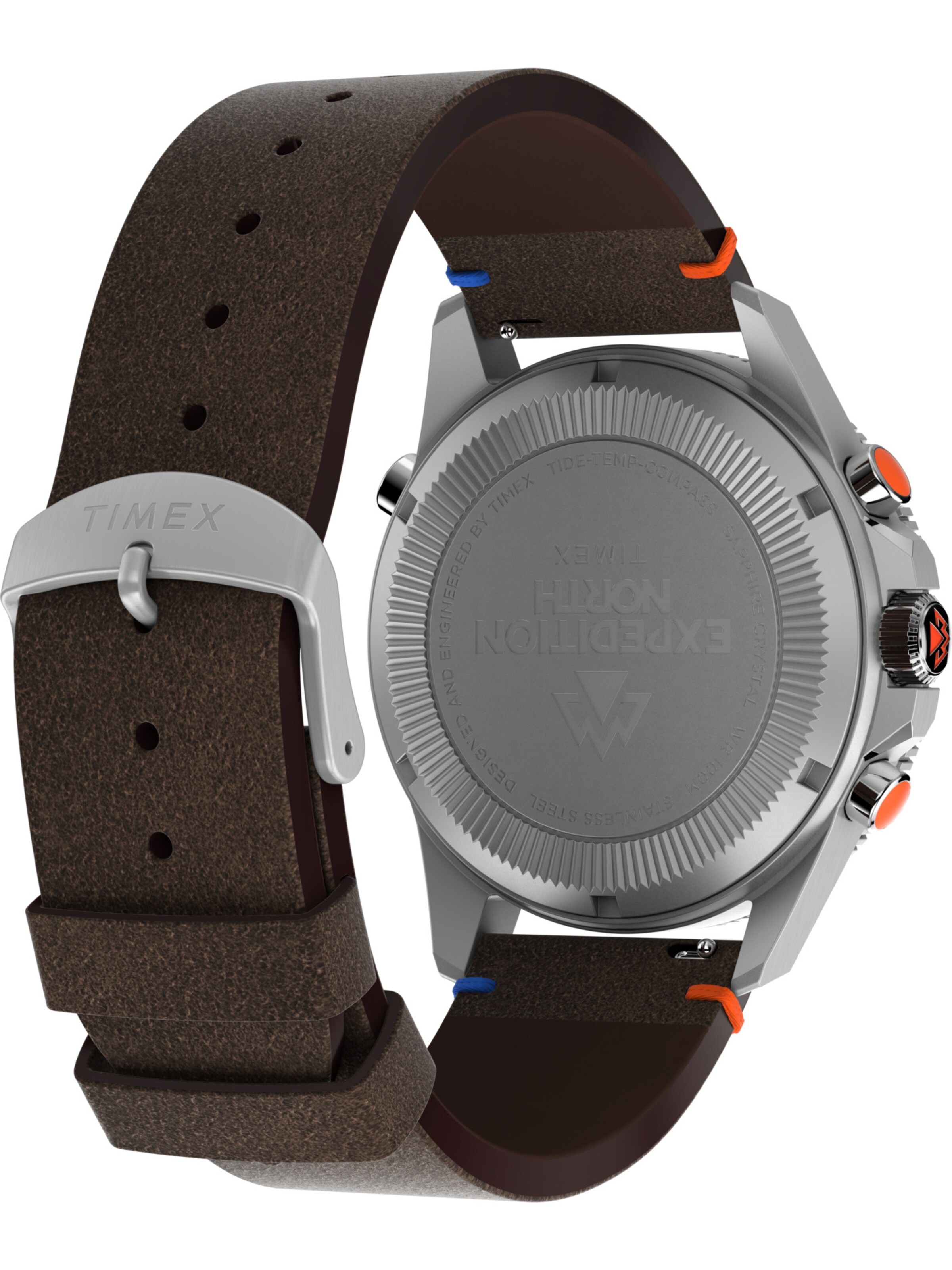 Montre à affichage analogique TIMEX en argent