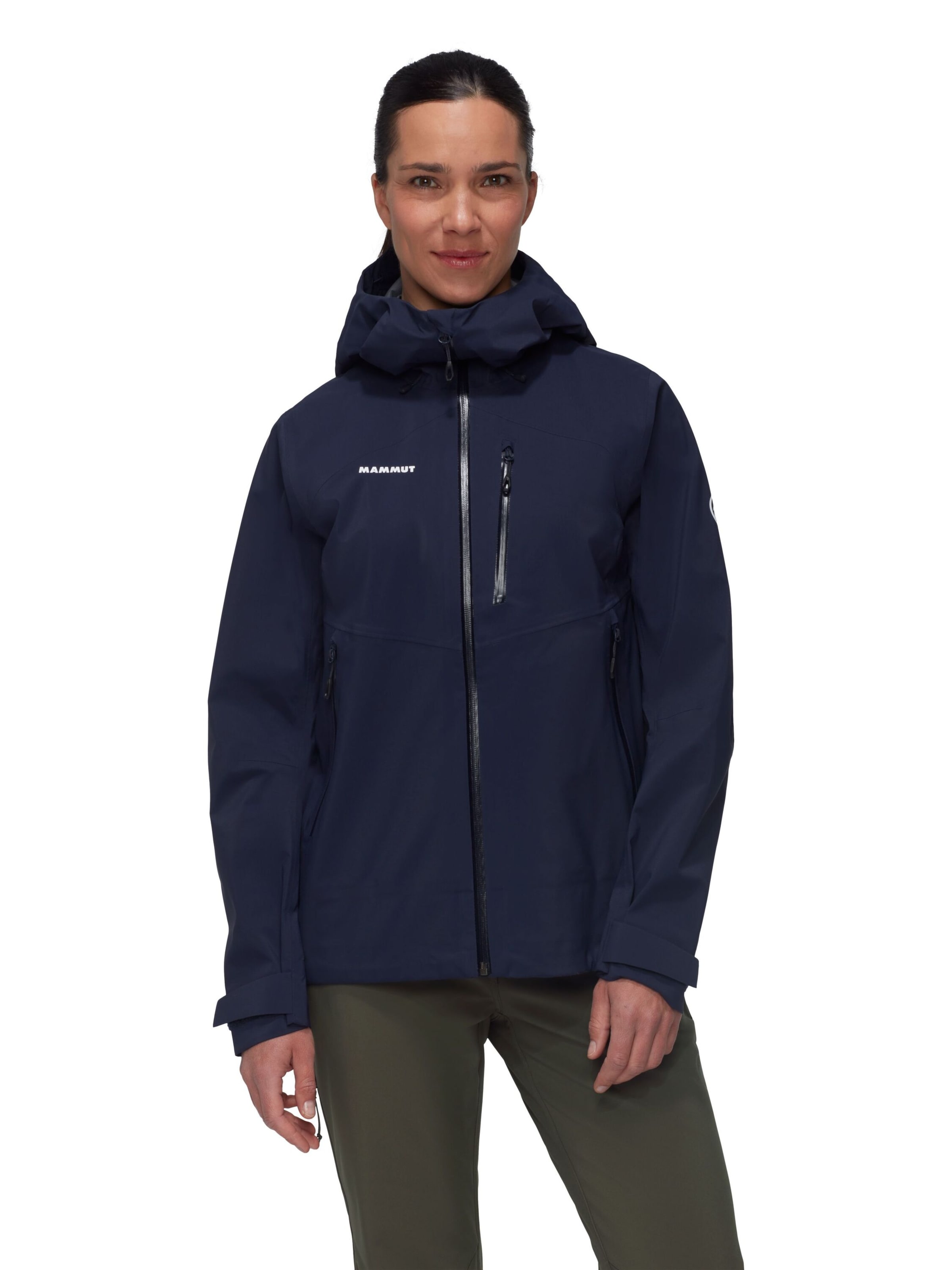 MAMMUT Outdoor Jacket in Blue: front