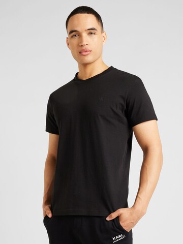 Calvin Klein Jeans T-shirt 'EUPHORIC' i svart: framsida