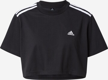 Tricou funcțional de la ADIDAS SPORTSWEAR pe negru: față