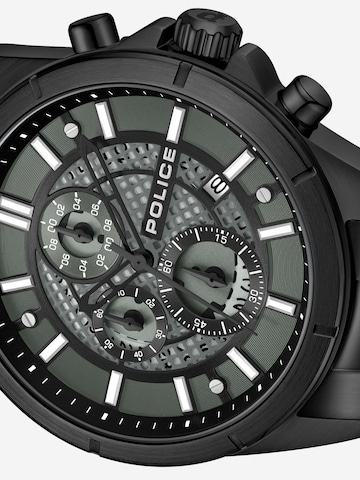 POLICE Analoog horloge 'Burbank' in Zwart