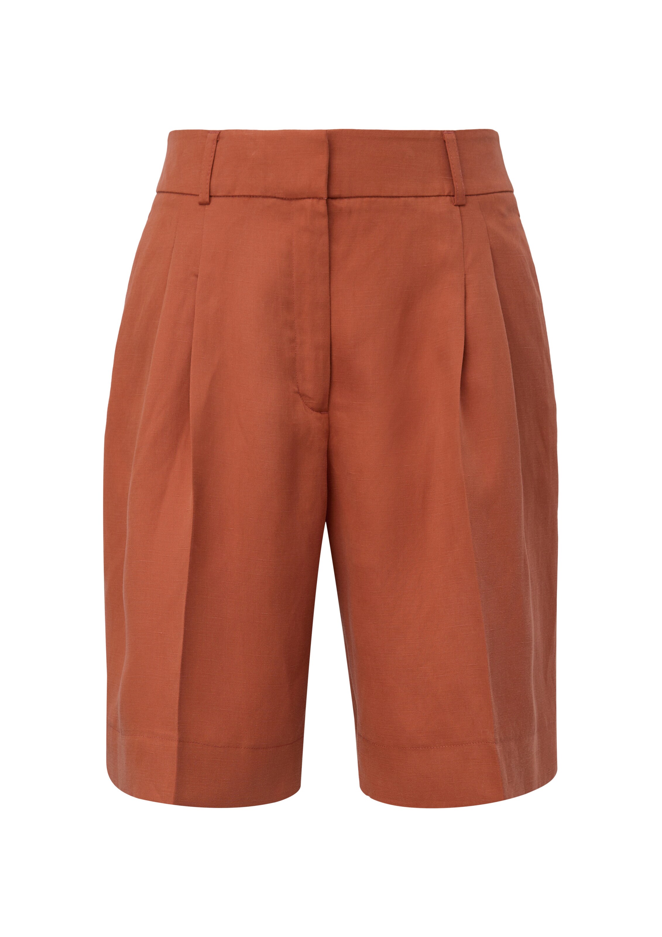 s.Oliver Regular Broek in Bruin: voorkant