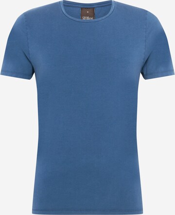 T-Shirt 'KYRAN' Oscar Jacobson en bleu : devant