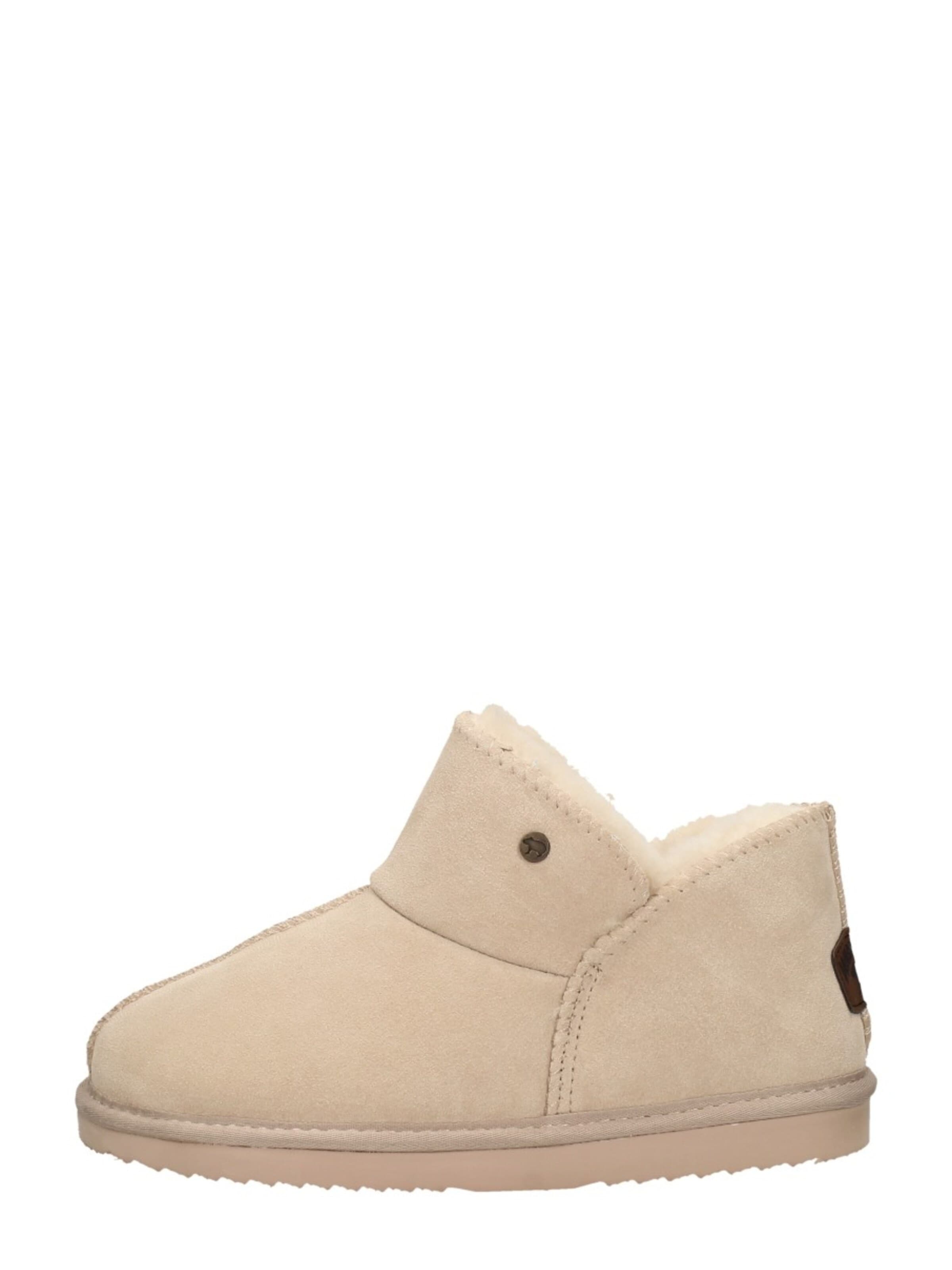 Warmbat Slippers 'Willow' in Beige: front