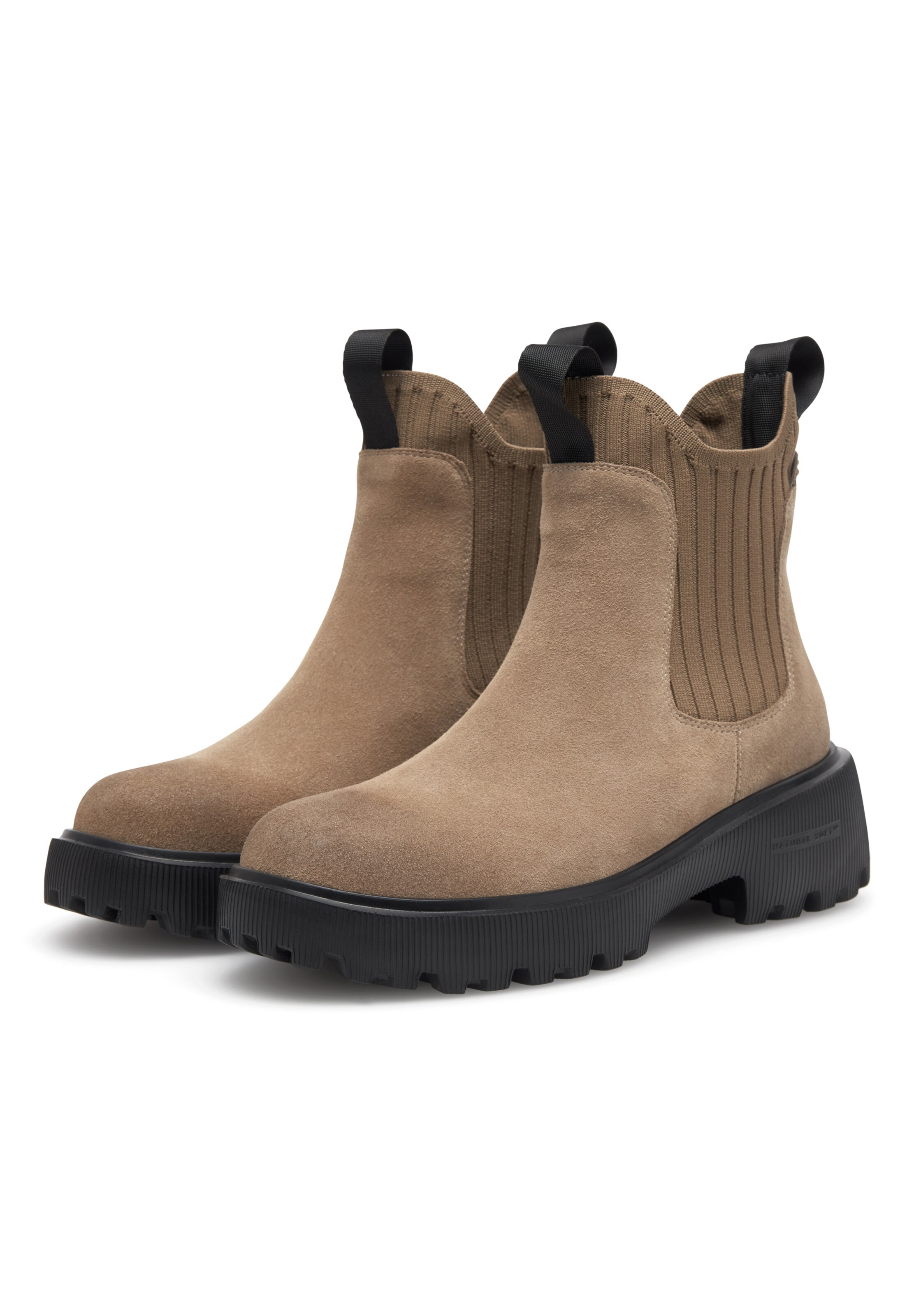 WODEN Chelsea Boots 'Isabella' i brun