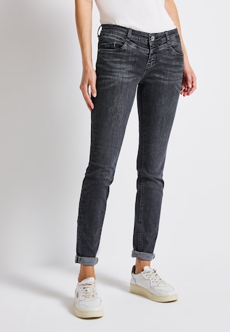 STREET ONE Regular Jeans in Grey: front