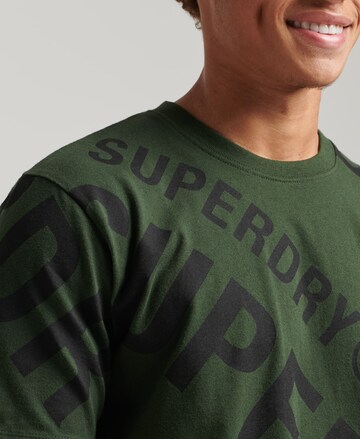 Superdry Тениска в зелено